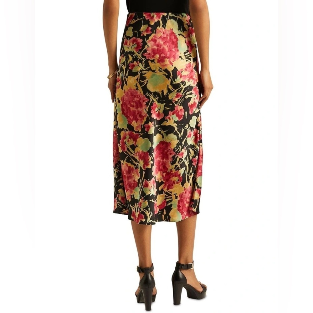 Lauren Ralph Lauren
Floral Charmeuse Midi Skirt in Multi (size 10) - Picture 4 of 10